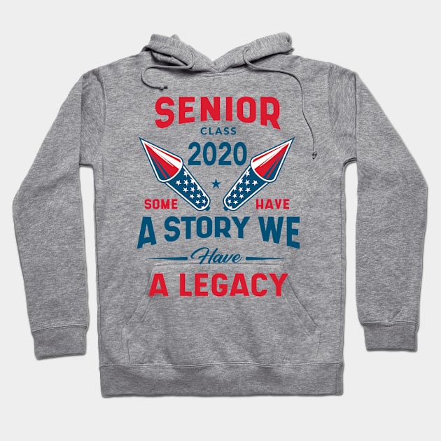 Senior Class 2020 Gift Legacy Senior Class funny Hoodie by Diogo Calheiros